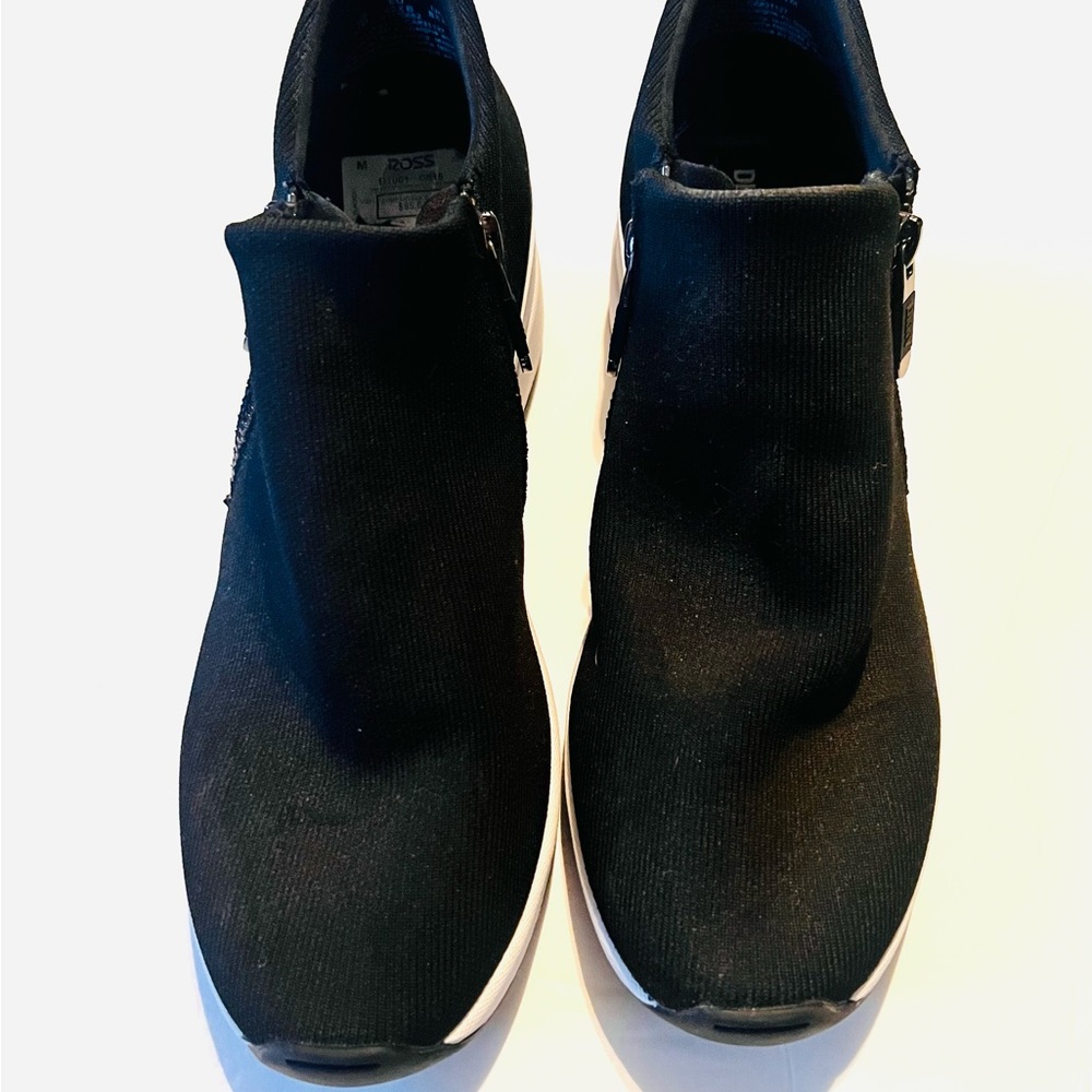 DKNY Black Slip-On Sneakers